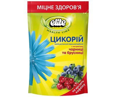 Цикорій розчинний Elite з чорницею та брусницею 100г